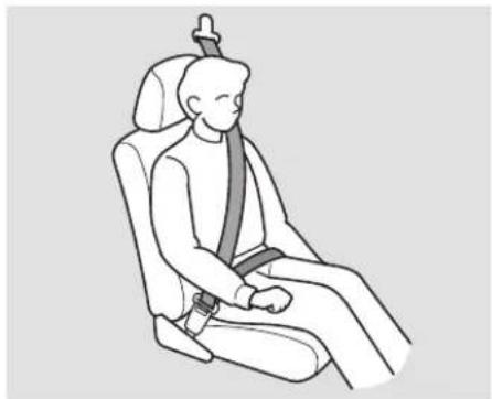 Honda Civic GX (2008) - Fasten and Position the Seat Belts - 1