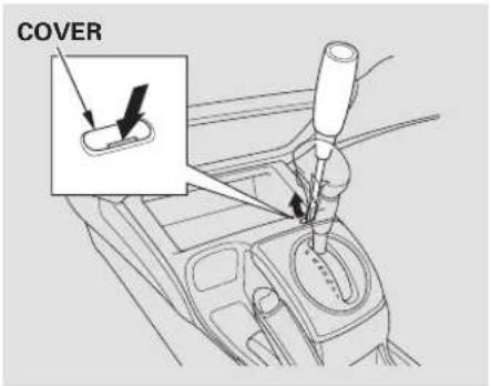 Honda Civic GX (2008) - Shift Lock Release - 1