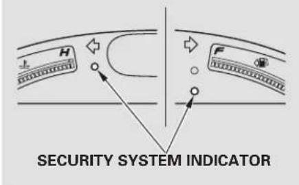 Honda Civic GX (2008) - Security System Indicator Low Fuel Indicator - 1
