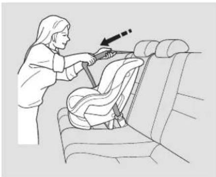 Honda Civic GX (2008) - Installing a Child Seat with a Lap/Shoulder Belt - 2