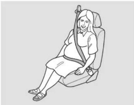 Honda Civic GX (2008) - Advice for Pregnant Women Addition/Wh Safety/Recautioner to sit - 1