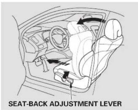 Honda Civic GX (2008) - Driver's Seat Height Adjustment Armrest Rear Seat Access - 3