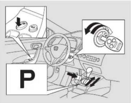 Honda Civic GX (2008) - To program the Ignition Switch Unlock mode: - 1
