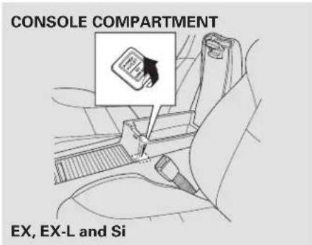 Honda Civic GX (2008) - Coat Hook Accessory Power Sockets - 3