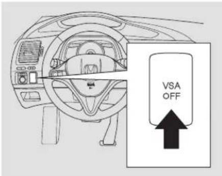 Honda Civic GX (2008) - VSA Off Switch VSA and Tire Size - 1
