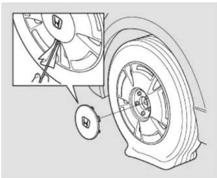 Honda Civic GX (2008) - Changing a Flat Tire - 1