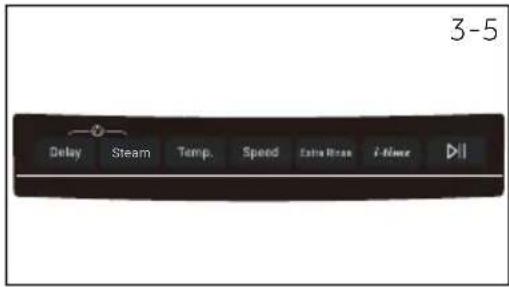 3-5 Delay Stearn Temp. Speed Extra Noise I-Noise ||