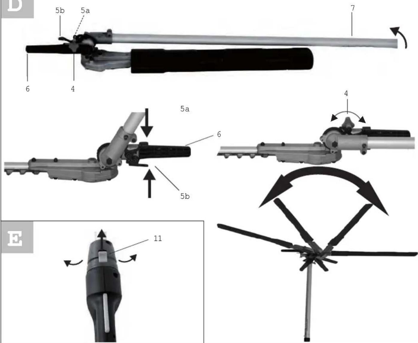 FLORABEST FHL 900 B3 - Exploded Drawing • Rysunek samorozwijający Robbantott ábra • Risba naprave v razstavljenem stanju Výkres rozloženého přístroje • Výkres náhradných dielov Explosionszeichnung - 3