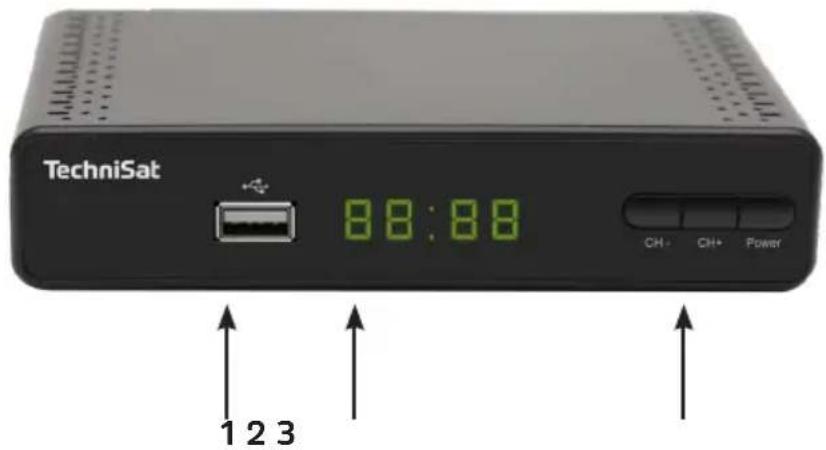 TechniSat 88:88 CH+ CH+ Power 1 2 3