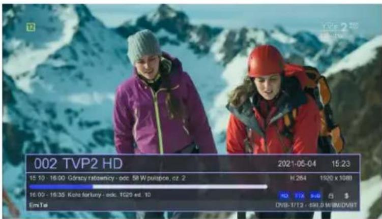 TECHNISAT Terrabox T3 - Information about the program - 1