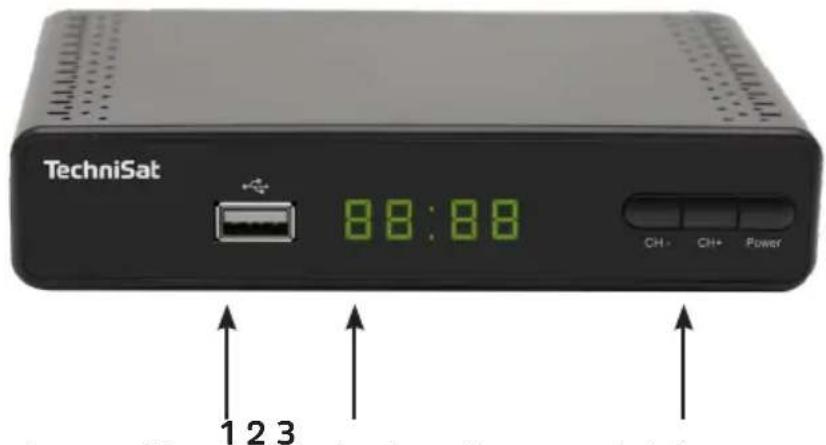 TechniSat 88:88 CH+ CH+ Power 1 2 3