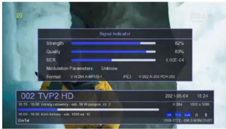TECHNISAT Terrabox T3 - Information about the program - 2