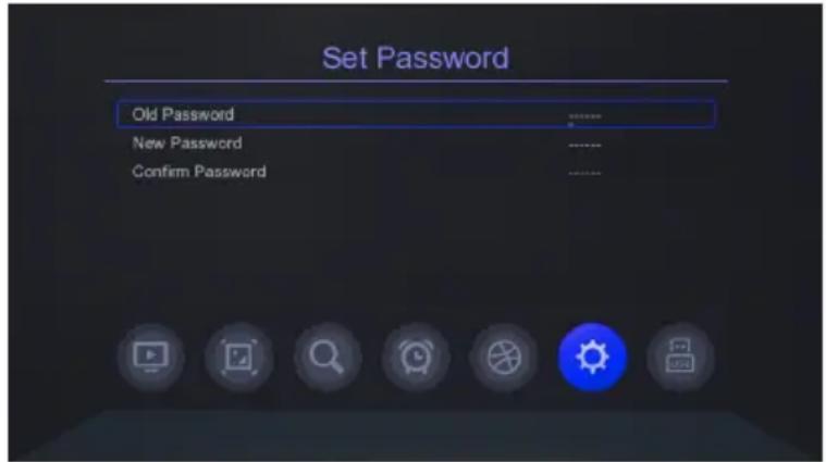 Set Password Old Password New Password Confirm Password
