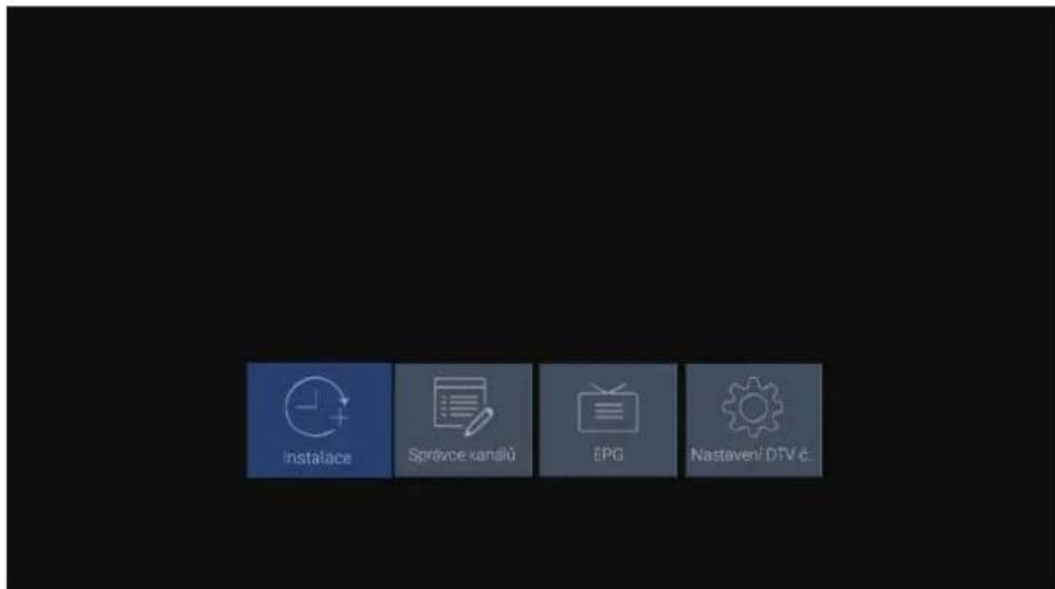 Instalace Správce kanaliů EPG Nastavení DTV č.