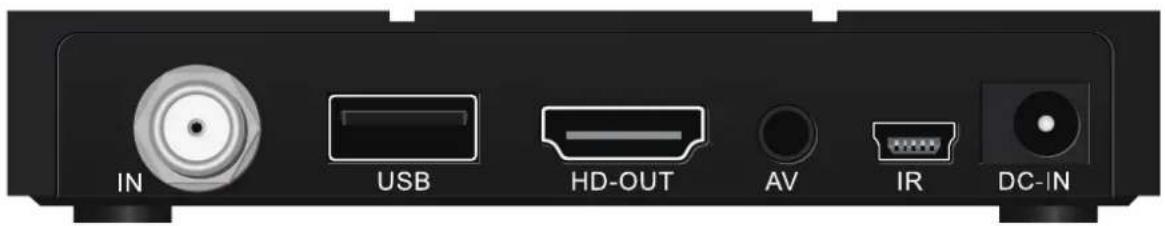 IN USB HD-OUT AV IR DC-IN