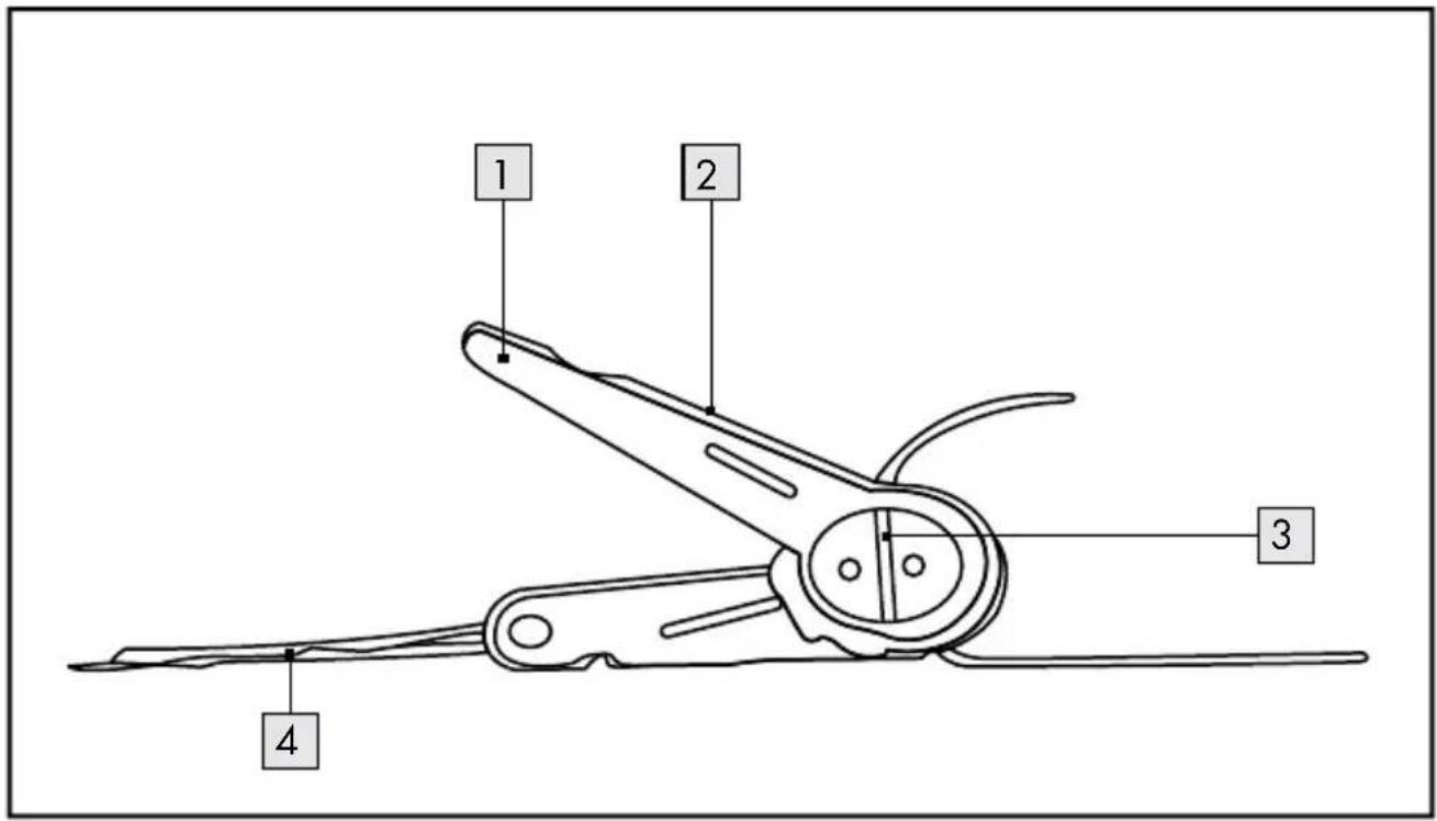 POWERFIX Z32107-01 - PAS MOCUJACY Z GRZECHOTKA - 1