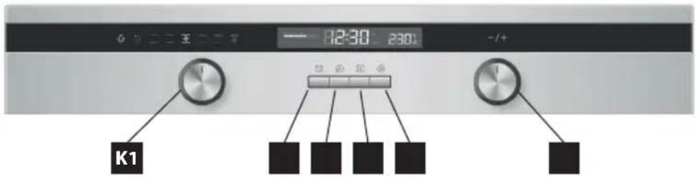 Concept ETV7560SS - Opis panelu sterowania - 1