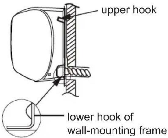 GREE GIST12BXA - Step nine: hang the indoor unit - 2