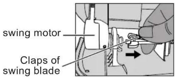 GREE GIST12BXA - Guide louver clean - 3