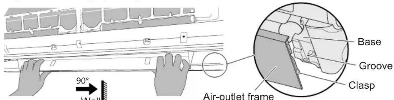 GREE GIST12BXA - Install air-outlet frame - 1