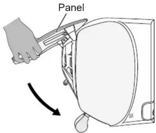 GREE GIST12BXA - Tighten screws of air-outlet frame - 2