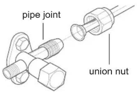 GREE GIST12BXA - Step four: connect indoor and outdoor pipes - 2