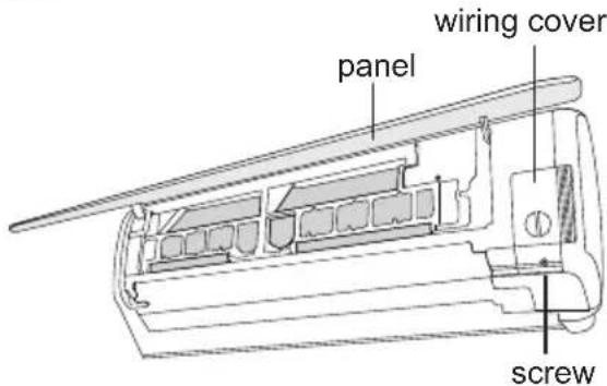 GREE GIST12BXA - Step seven: connect wire of indoor unit - 1