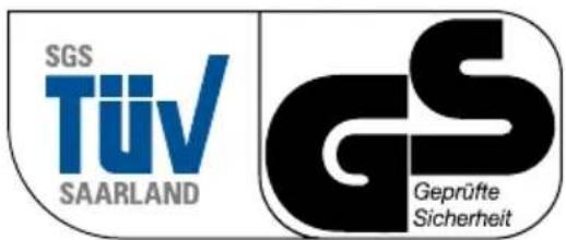 SGS TÜV SAARLAND GS Geprüfte Sicherheit