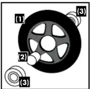 (1) (2) (3) (3)