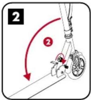 Diagram illustrating a mechanical assembly with labeled parts and directional arrows, including numbered annotations.