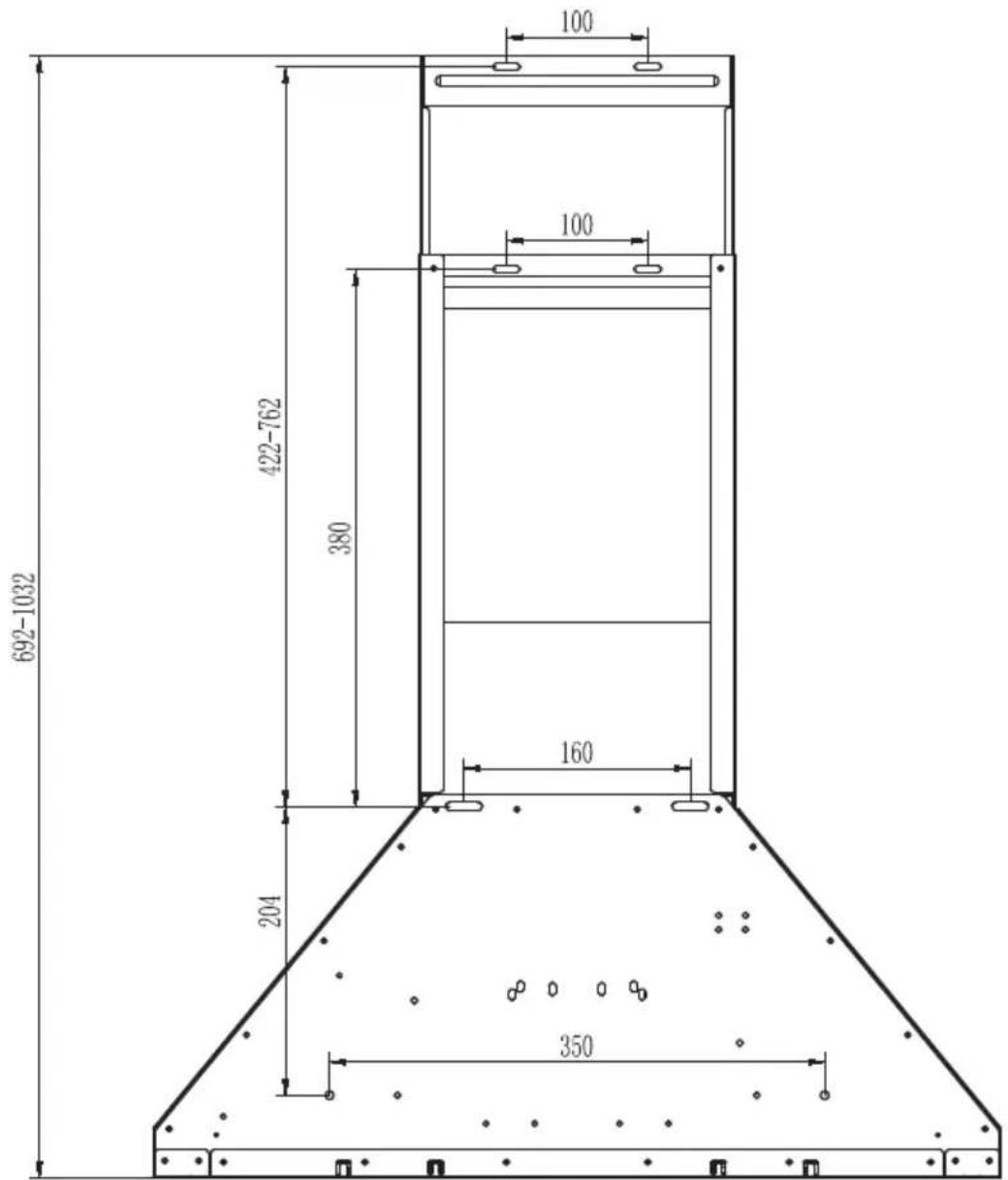 Concept OPK3560BC - Wymiary urządzenia - 1