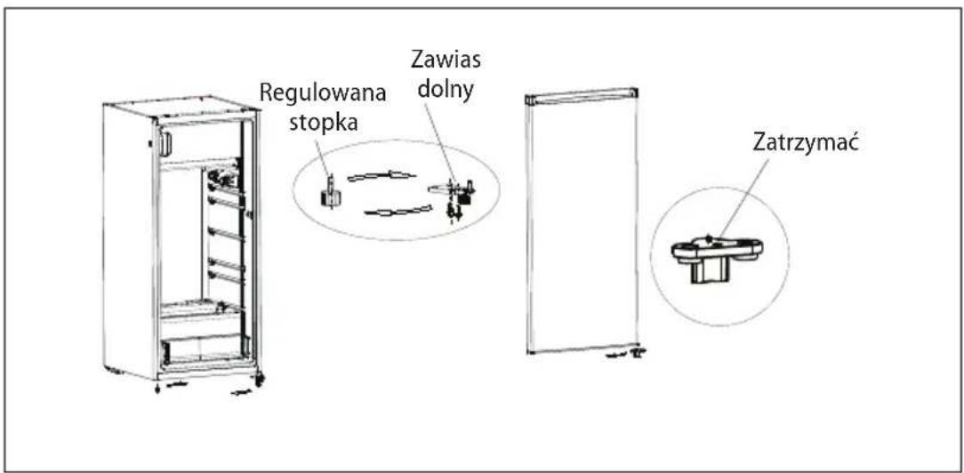 Concept LS4055WH - ZMIANA KIERUNKU OTWIERANIA DRZWI - 2