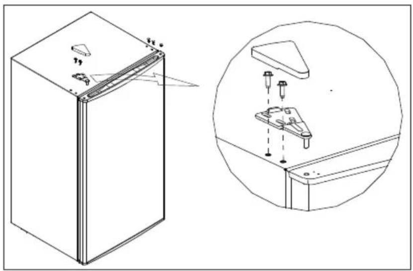 Concept LT3047BC - CHANGING THE DOOR SWING DIRECTION - 3