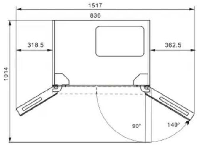 Concept LA8383BC - APPLIANCE DIMENSIONS - 2