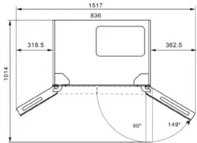 Concept LA8383BC - WYMIARY URZADZENIA - 2