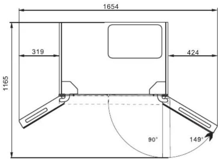 Concept LA7691DS - APPLIANCE DIMENSIONS - 3