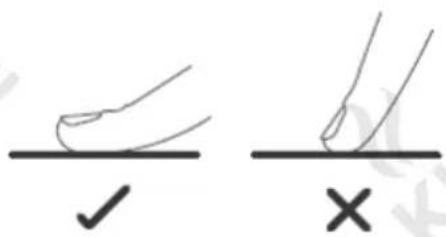 KKT Kolbe KF5900IND - Notes on using the touch controls - 1