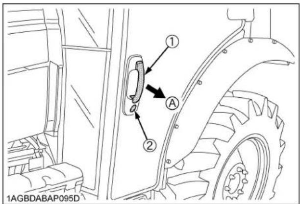 KUBOTA M5N-111HDCC12 - ■Opening the Door - 1