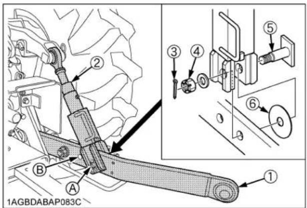 KUBOTA M5N-111HDCC12 - ■Selecting the holes of Lower Links - 1
