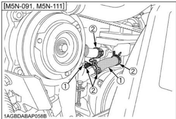 KUBOTA M5N-111HDCC12 - ■ Checking Radiator Hose and Clamp - 3