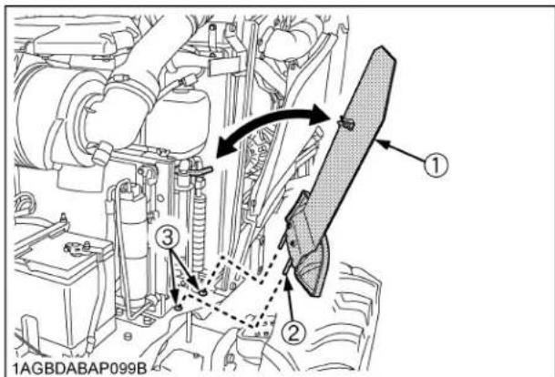 KUBOTA M5N-111HDCC12 - ◆Detaching the panel - 1