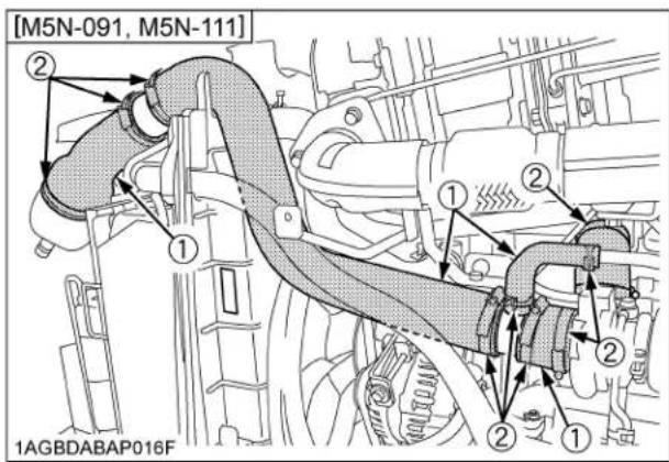 KUBOTA M5N-111HDCC12 - ■ Checking Intake Air Line - 2
