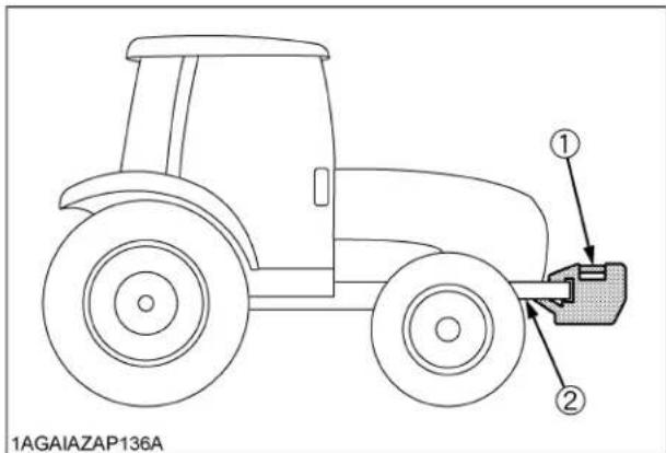 KUBOTA M5N-111HDCC12 - ◆Front End Weights (option) - 1