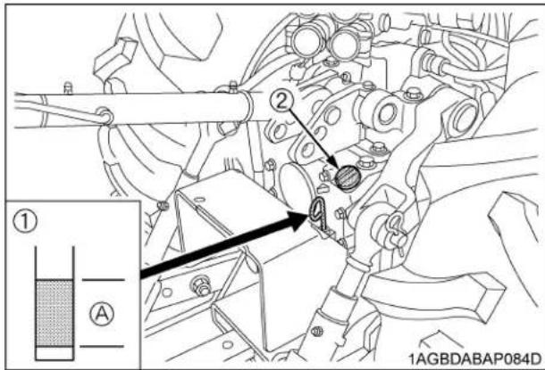 KUBOTA M5N-111HDCC12 - ■ Checking Transmission Fluid Level - 1