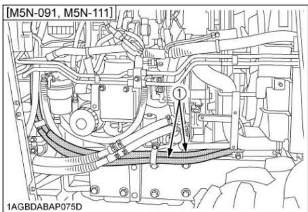 KUBOTA M5N-111HDCC12 - ■ Checking Power Steering Line - 2