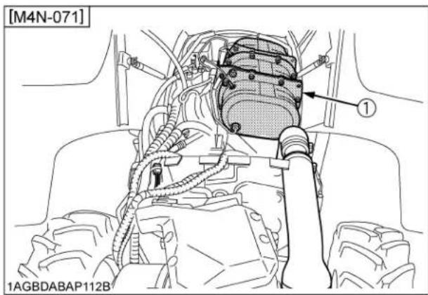 KUBOTA M5N-111HDCC12 - DIESEL PARTICULATE FILTER (DPF) MUFFLER - 1