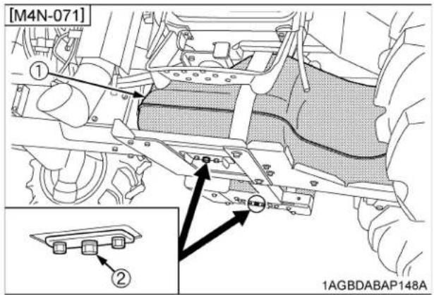 KUBOTA M5N-111HDCC12 - Draining Fuel Tank Water - 1