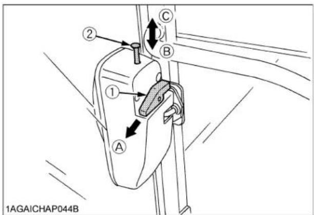 KUBOTA M5N-111HDCC12 - ■Opening the Door - 2