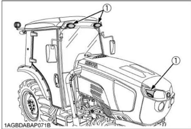 KUBOTA M5N-111HDCC12 - ■Work Light Switch - 2