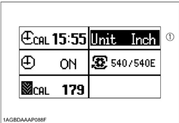 KUBOTA M5N-111HDCC12 - Setting the unit - 1